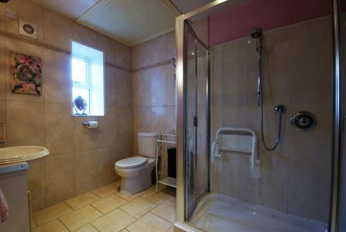 Koupelna v ubytování Newcastle Country Cottages