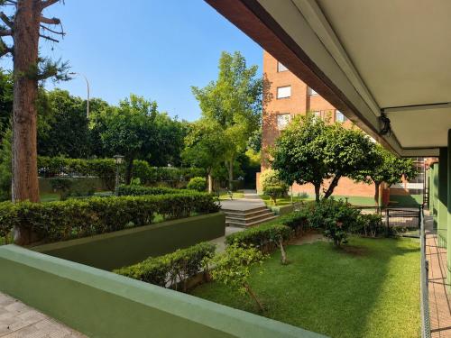 Family apartment pool and garden