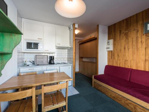 Studio cœur station près des pistes avec balcon, animaux acceptés