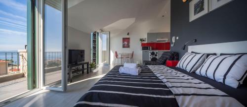 Posteľ alebo postele v izbe v ubytovaní Apartments Denis