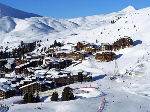 Studio cabine à Belle Plagne, 4 personnes, terrasse vue sud-ouest