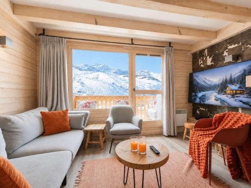 Somptueux chalet 130 m², 11 pers, vue montagnes, cheminée, 5 chambres - FR-1-545-27