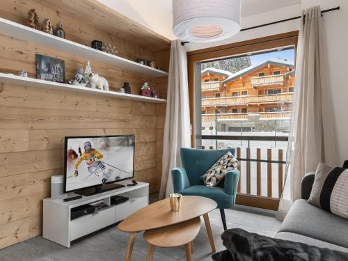 Les Gets - Appartement rénové proche pistes avec balcon et parking
