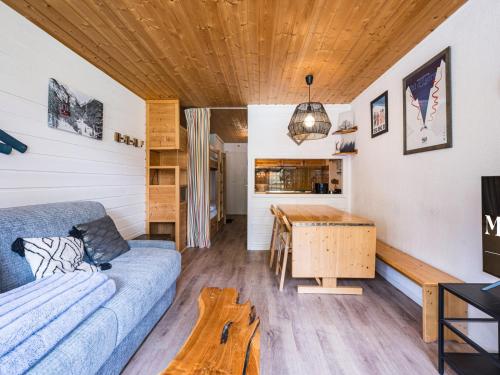 Studio central 3-4 pers, proche pistes, balcon
