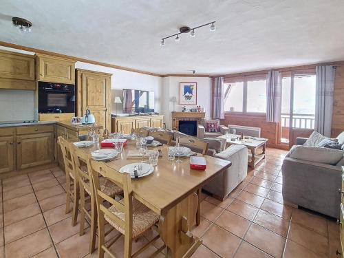Appartement spacieux 75m², Pied des pistes, Balcon Sud-Ouest