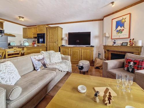 Appartement spacieux 75m², Pied des pistes, Balcon Sud-Ouest