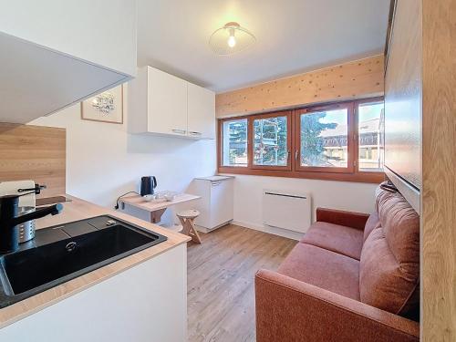 Studio rénové au pied des pistes avec WIFI