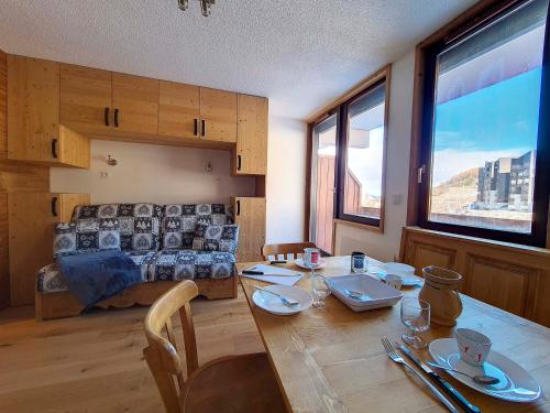 Studio charmant avec balcon, au pied des pistes, 4 pers.