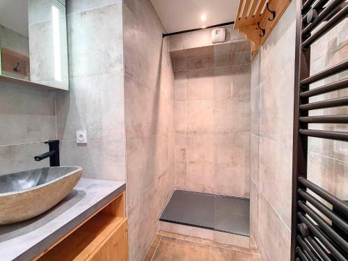Studio charmant avec balcon, au pied des pistes, 4 pers.