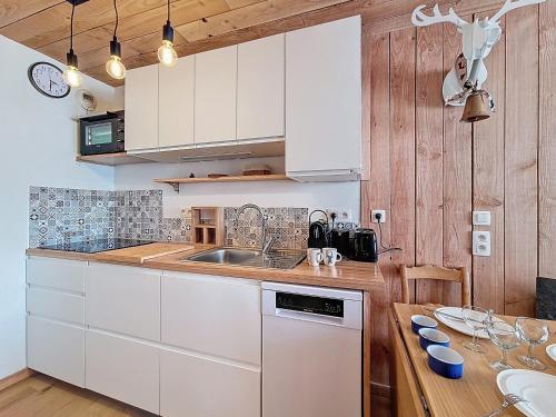 Appartement lumineux avec balcon sud-est, pied des pistes