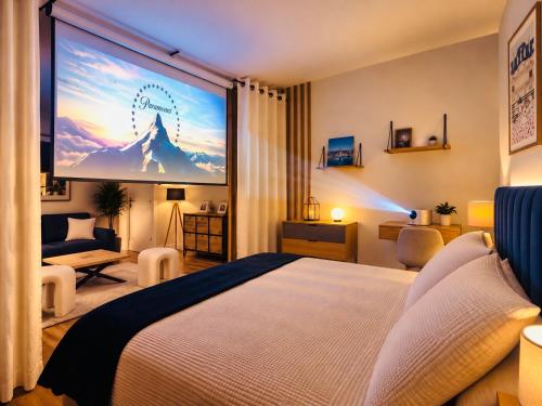 King beds & Cinema room near Effeil tower