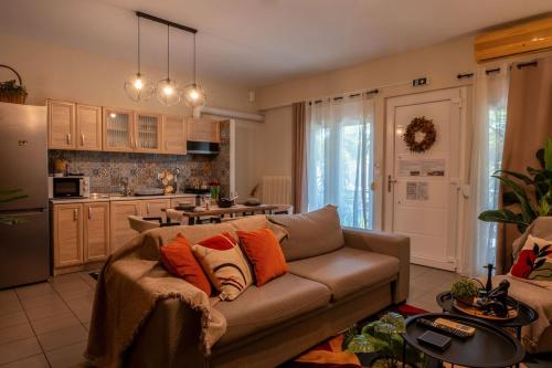 Elenis stylish studio with wooden design