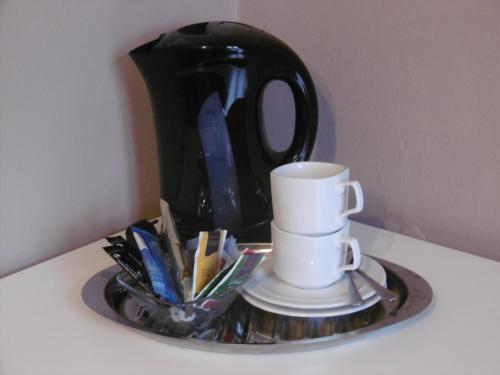 Ahorn Hotelにあるコーヒーまたはお茶