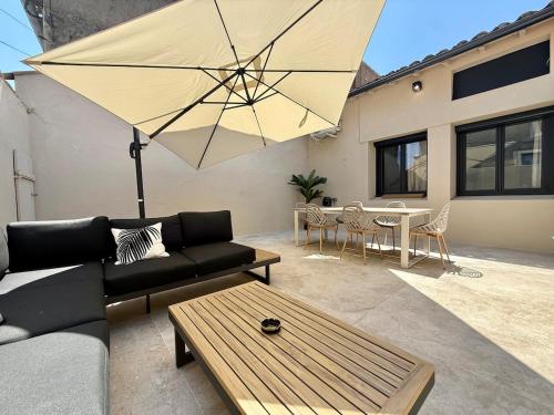 Le Patio Henri - Clim, suite & cour privée