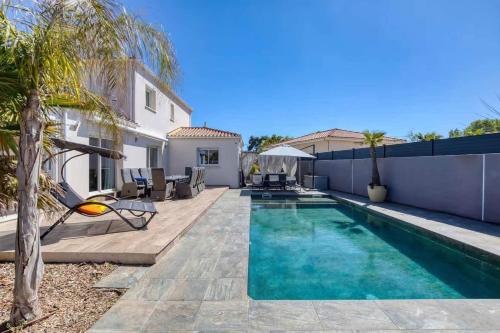 Villa Anja Agde Heated Pool & Jacuzzi Family Villa