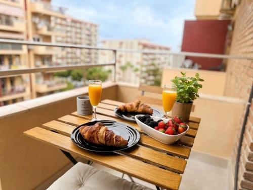 Estudio con terraza y piscina en Benalmádena Costa