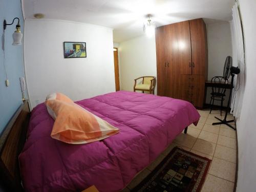 Säng eller sängar i ett rum på Hotel San Esteban