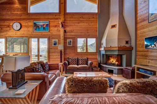 Chalet la Luge - jacuzzi - sauna