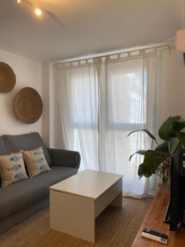 Pedregalejo Home: Near Beach, AC and Workspace
