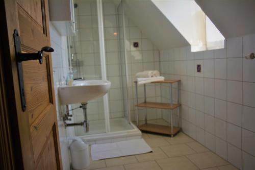 Kylpyhuone majoituspaikassa Weingut Seiner vlg. Kraxner