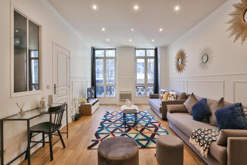 UrbanFlat 34 - Grand Appartement 3 Chambres Quartier de la Bourse & Richelieu