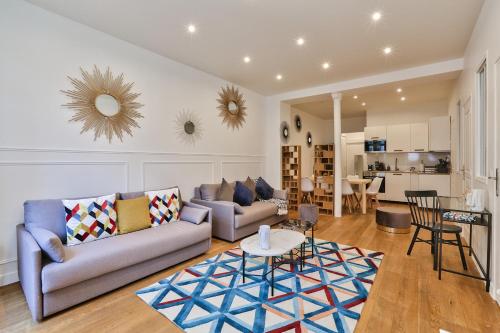 UrbanFlat 34 - Grand Appartement 3 Chambres Quartier de la Bourse & Richelieu