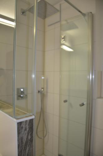 Bilik mandi di Hotel Garni Reulein