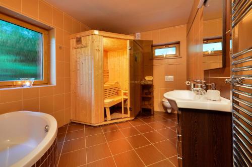 Ванная комната в Apartmánový domek Pod Ucháčem