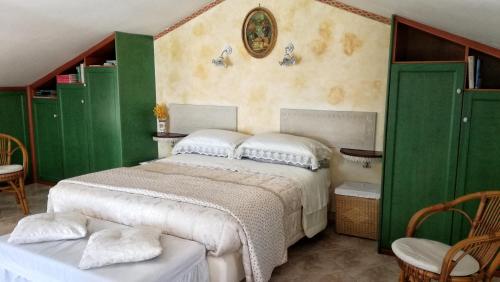 Säng eller sängar i ett rum på B&B Marina Piccola
