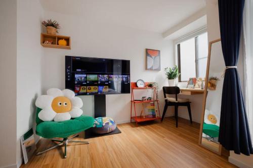 201Room, a 6-minute walk from Tokyo Koiwa Station Direct connected to Shinjuku and Akihabara Stations Comfortable one-bedroom apartment with separate wet and dry areas