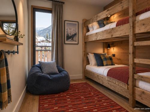Appartement ski-in/ski-out, vue Muzelle