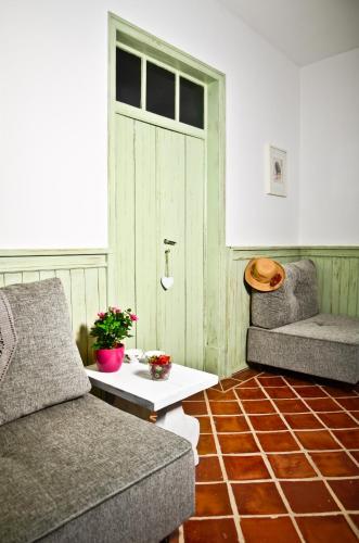 Ruang duduk di Quinta das Amendoeiras