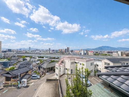 Japanese House on the hill with Fukuoka city view