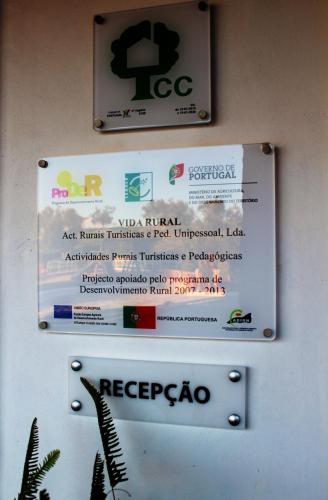 a sign on a wall that reads repsco at Quinta Ribeiro Tanquinhos in Tancos