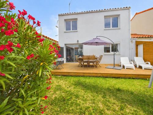 Maison avec jardin, plage à 15 min à pied - 6pers