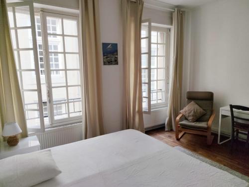Bailly St-Malo Intra-Muros 6 pers plage Remparts