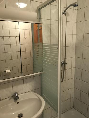 Ένα μπάνιο στο Haus Fischernetz