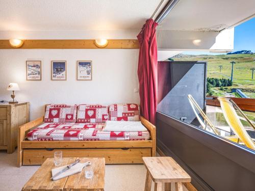Studio lumineux avec balcon, Ski aux pieds, 4 pers - FR-1-344-945