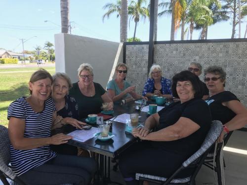 a group of women sitting at a table at Ballina Homestead Motel in Ballina