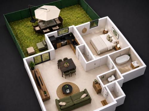 Le Ernest - Parking & Jardin privé et Climatisation
