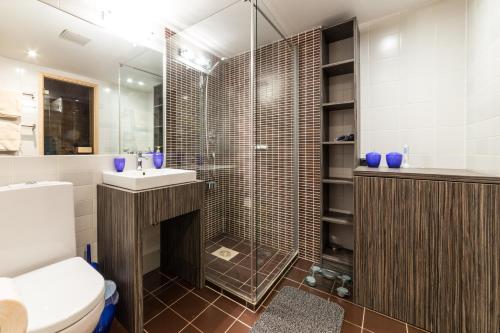 Koupelna v ubytování Tallinn Center Jõe Apartment