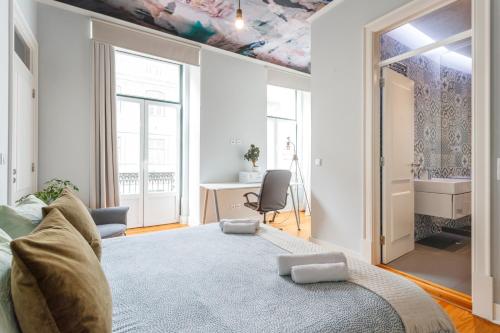 Bedrooms in Shared Apartment in Accommodation in Downtown Lisbon