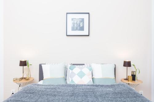 Ένα ή περισσότερα κρεβάτια σε δωμάτιο στο Chill apartments
