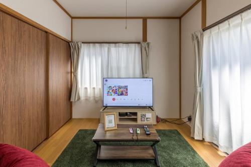 岡山駅徒歩5分-駅近1軒家をまるごと貸切-最大7名-ファミリーやグループ-Switch無料