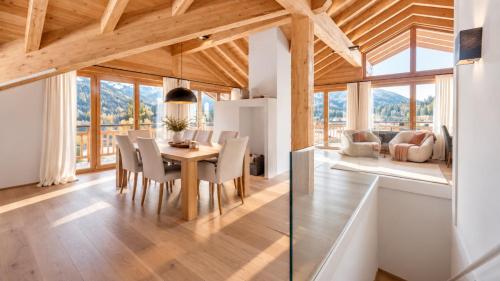 Chalet Bergliebe Seefeld Bergblick & Kamin