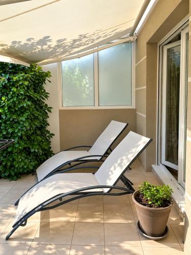 Appartement Les Eucalyptus dans domaine privé à Cannes