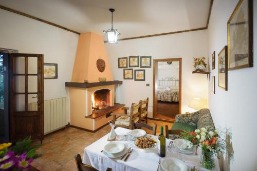 Гостиная зона в Romitorio di Castiglione del Lago