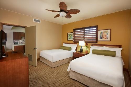 Katil atau katil-katil dalam bilik di Eagle Aruba Resort