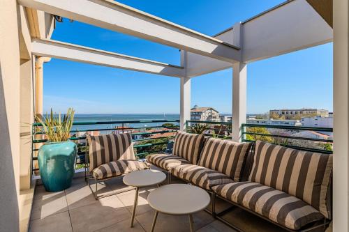 Le Belvédère - Vue Bassin - Terrasse - Clim