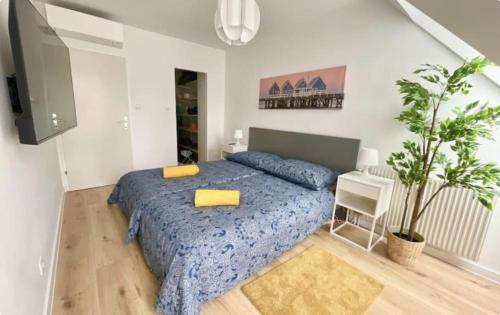 Central Rooftop Apartment with Balcony & Free Parking